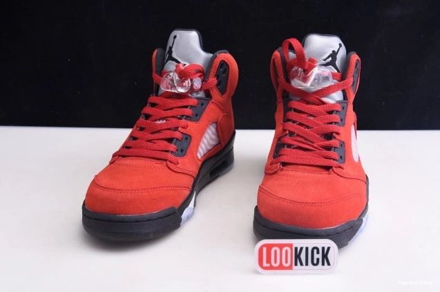 HYPE Raging DD0587-600 Retro Jordan Bulls 5 (2021) Red 0813